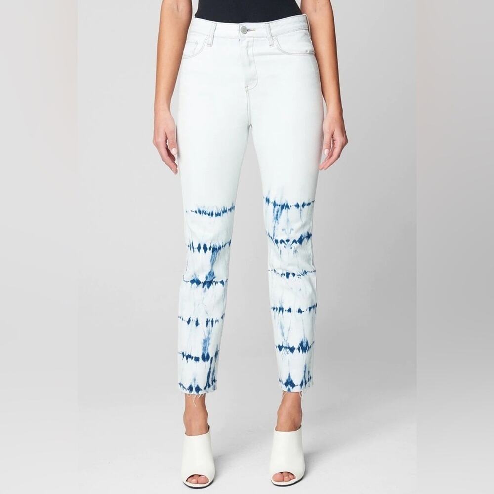 Blank NYC | NWT Size 28 The Madison Manic Monday High Rise Tie Dye Crop Jean